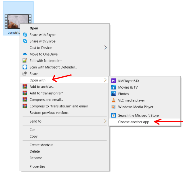 How to Make VLC the Default Media Player in Windows 10? 4 Choose another app for VLC Media Player