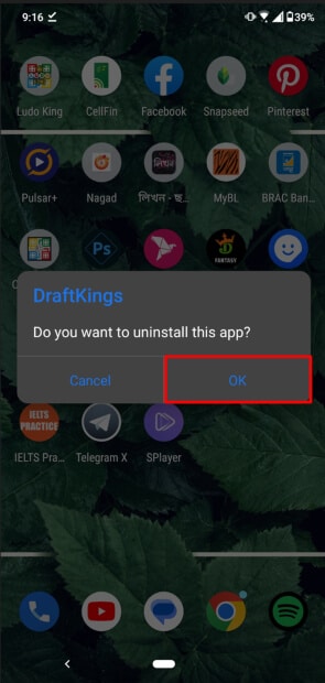 How to Delete DraftKings Account Step by Step 5 Delete DraftKings Account from the Android 5