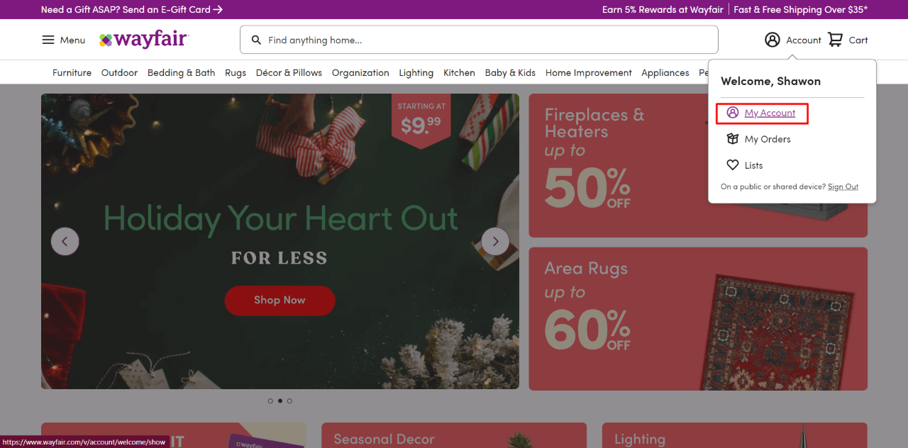 How to Delete Wayfair Account? | Latest Guide 2 How to Delete Wayfair Account via the Website
