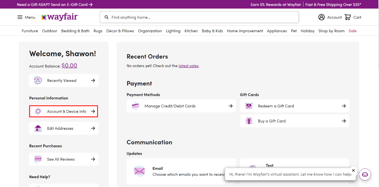 How to Delete Wayfair Account? | Latest Guide 3 How to Delete Wayfair Account via the Website