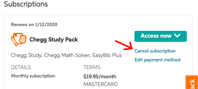 How to Delete Chegg Account | Cancel Chegg Subscription 4 How To Chegg Account Subscription