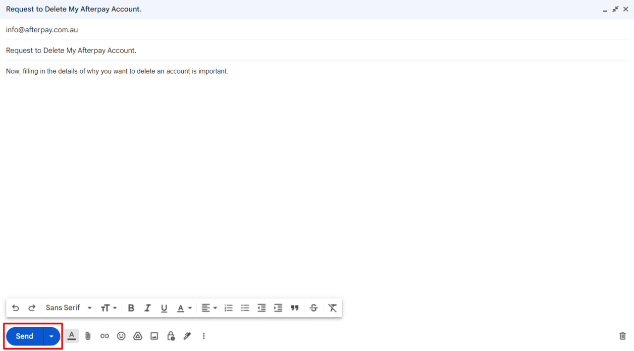 How to Close or Delete AfterPay Account 7 How To Delete Afterpay Account Using Email