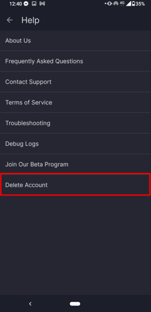How to Delete MyFitnessPal Account | Best Guide 6 How To Delete MyFitnessPal Account Through The Android app 2