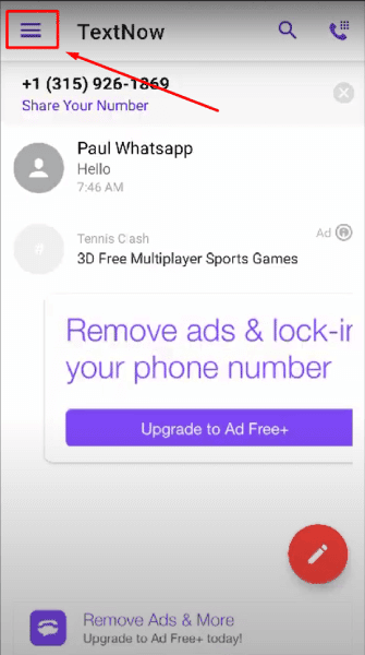How To Delete TextNow Account Through The Android app