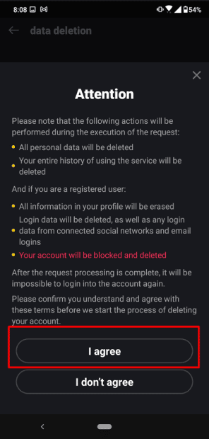 How to Permanently Delete iFunny Account 7 How To Delete iFunny Account Through the Android 7
