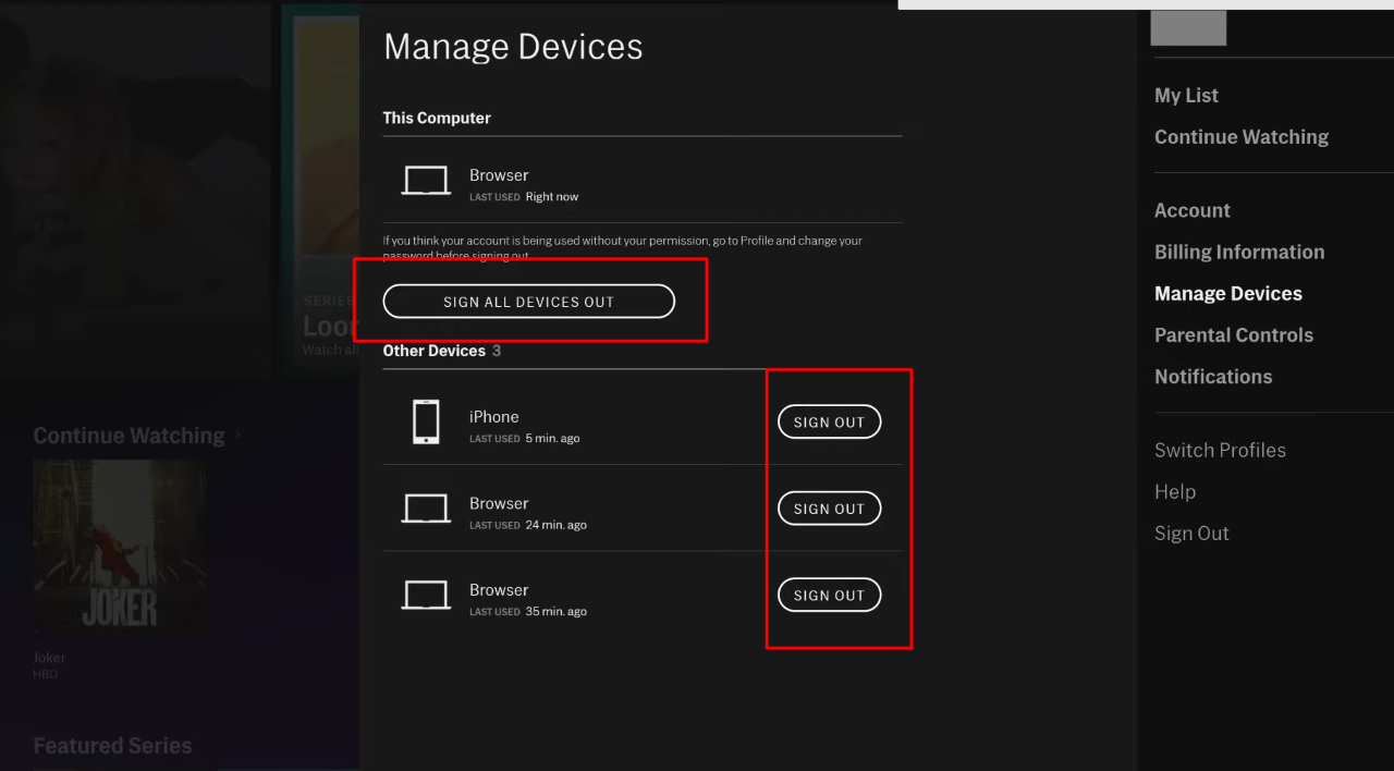 How to Delete HBO Max Account? - Absolute Guide 8 How To Sign Out From All Devices