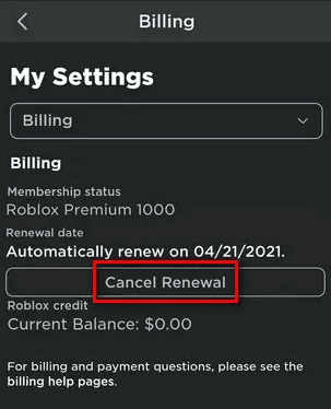 How to Delete Roblox Account | Best Guide 9 How to Cancel Premium Membership From Android