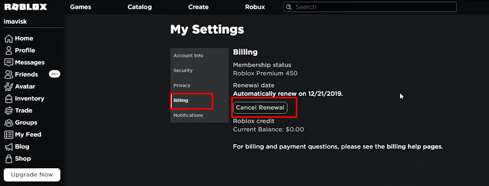 How to Delete Roblox Account | Best Guide 6 How to Cancel Premium Membership From Roblox Website