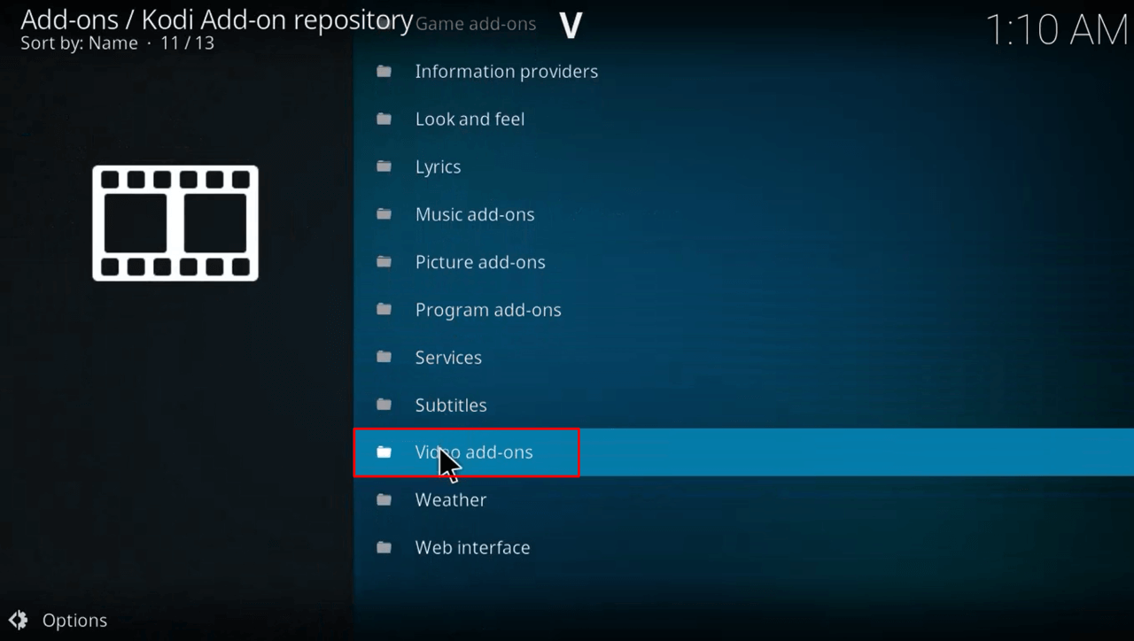 How to activate youtube on Kodi
