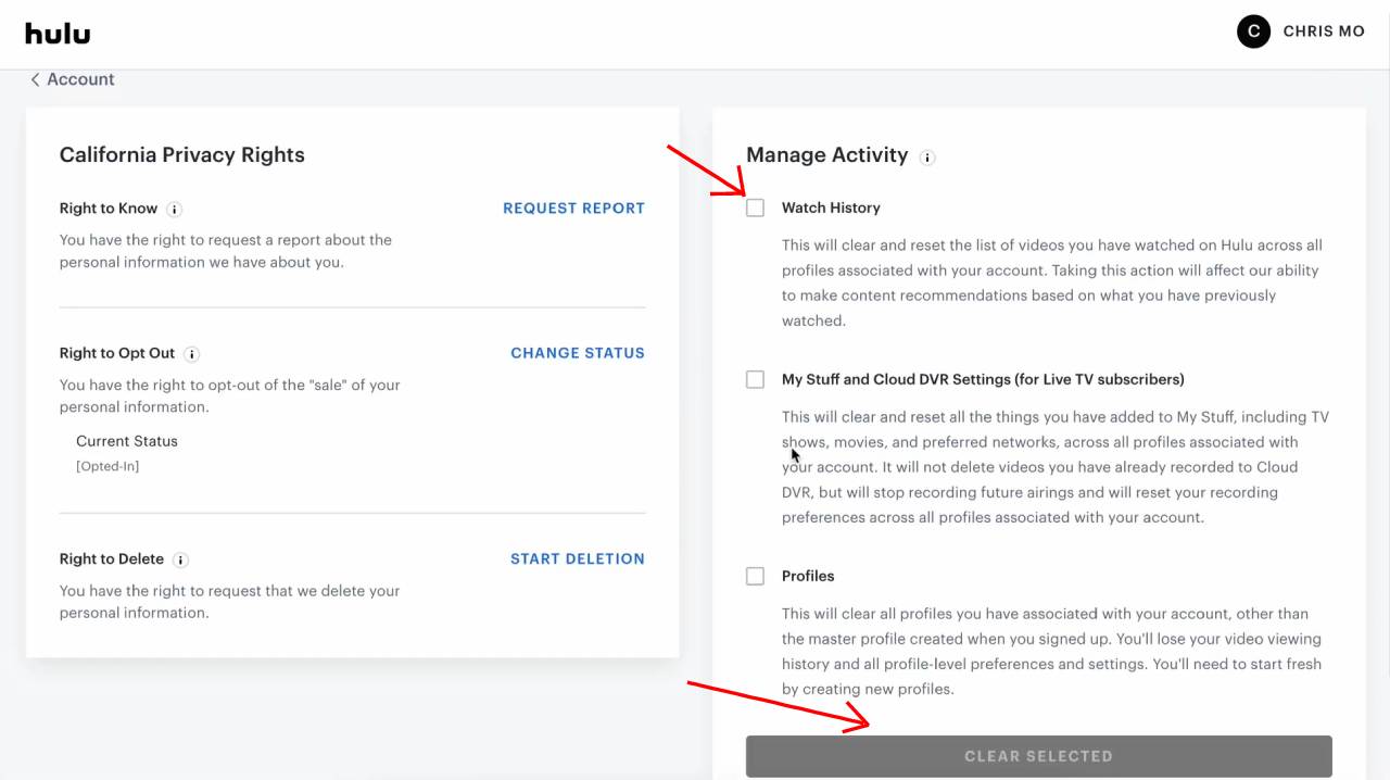 How to Delete Hulu Account Best Guide 7 How to clear or remove Hulu watch history