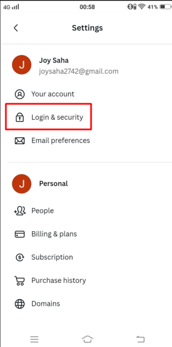 How to Delete Canva Account Successfully 8 How to delete Canva account via the app