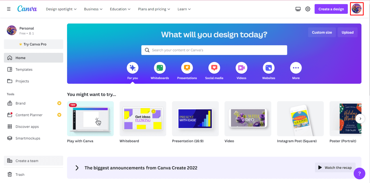 How to Delete Canva Account Successfully 1 How to delete Canva account via the website