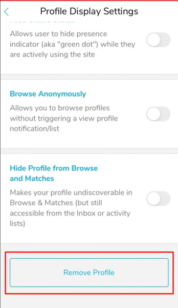 How To Delete Christian Mingle Account 2 How to delete Christian Mingle account via the app 2
