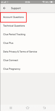How to Completely Delete Clue Account 3 How to delete Clue account via the app