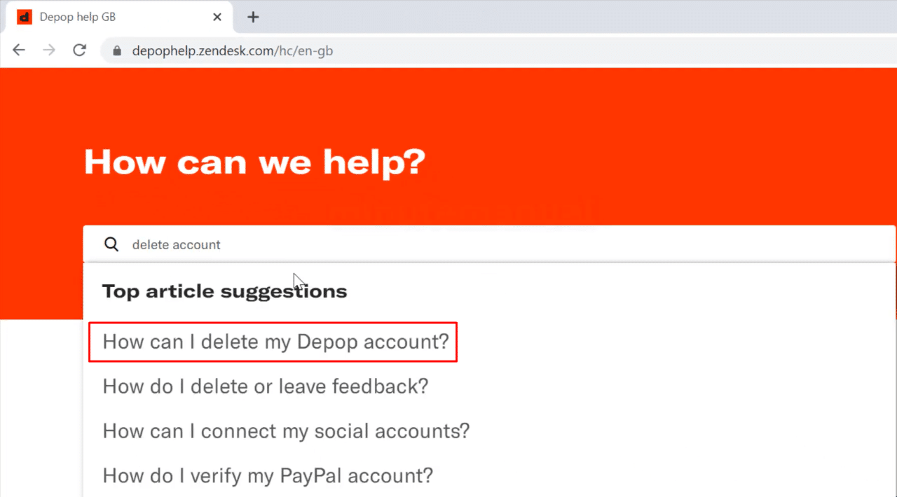 How to Delete Depop Account by Absolute Way 3 How to Delete Depop Account via the Website