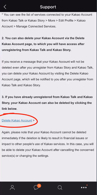 How to Completely Delete Kakao Account 15 How to delete Kakao Account via the Mobile Application