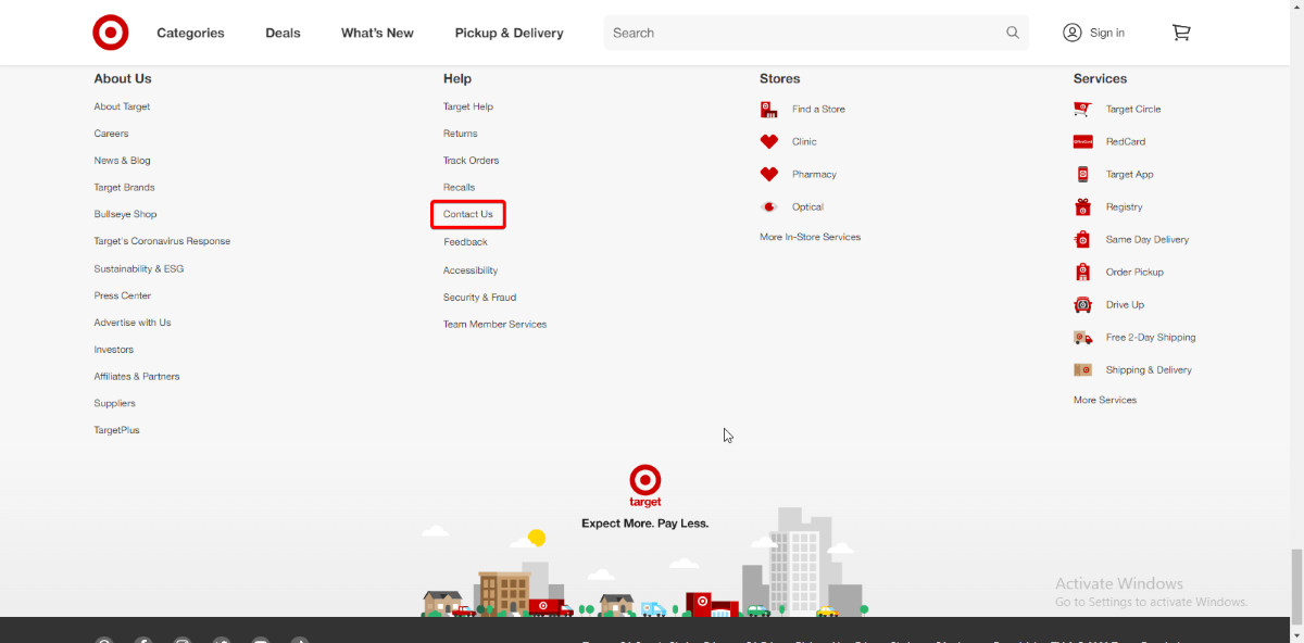 how to delete Target account
