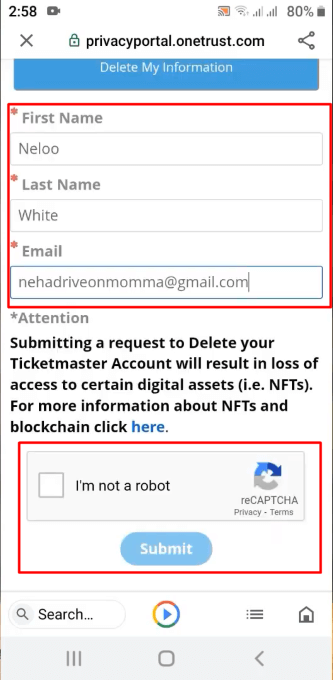 Efficient Way to Delete Ticketmaster Account 7 How to delete Ticketmaster account via the website