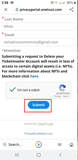 Efficient Way to Delete Ticketmaster Account 8 How to delete Ticketmaster account via the website