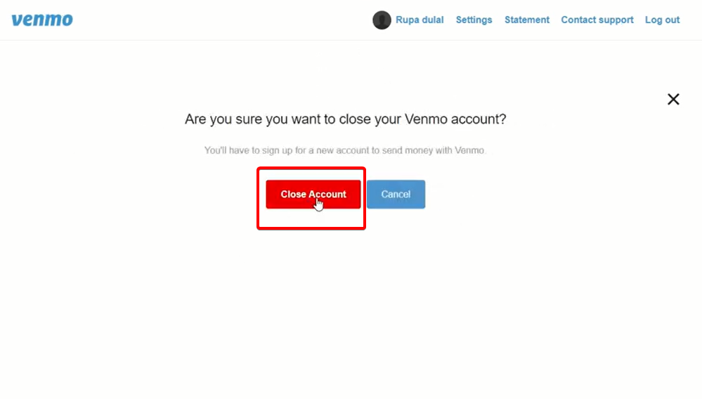 How to delete Venmo account