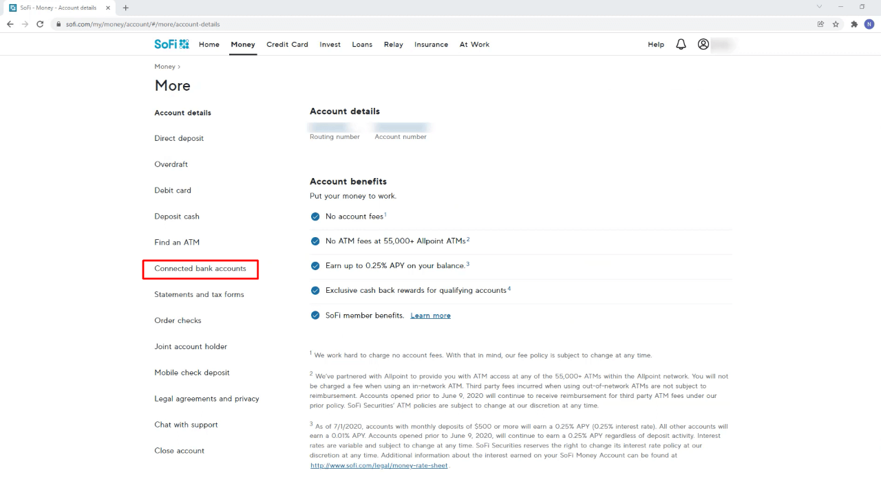 How to Delete SoFi Account 13 How to delete a bank account from SoFi Money account