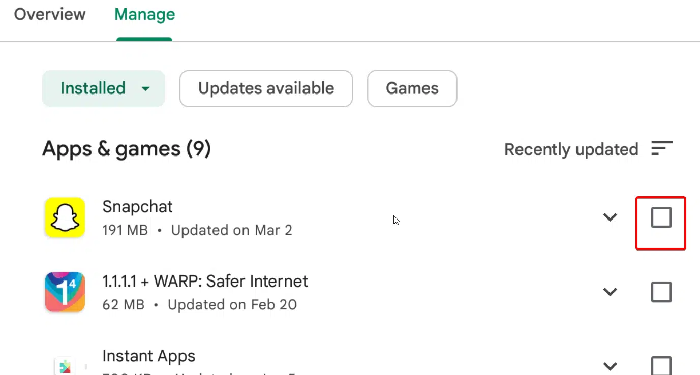 How to uninstall apps on Chromebook from Google Play Store