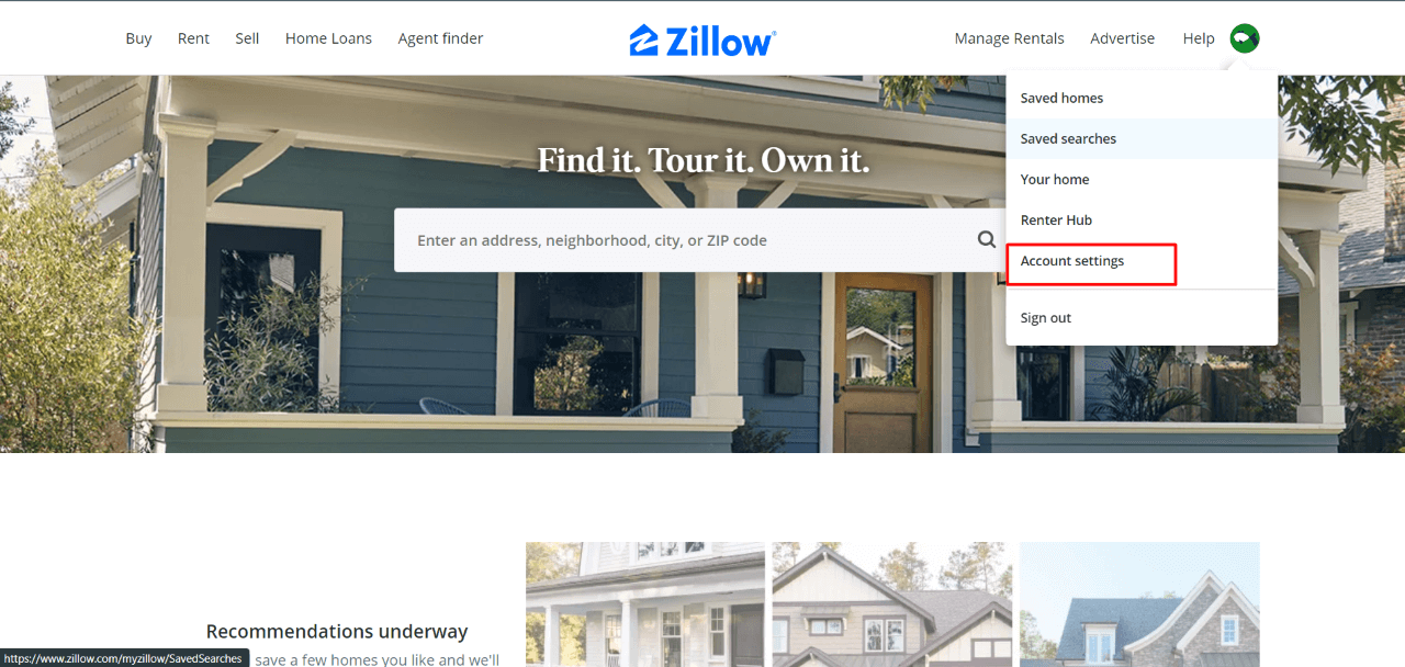 How to Deactivate or Delete Zillow Account 7 How to Unlink your Email from Zillow Account