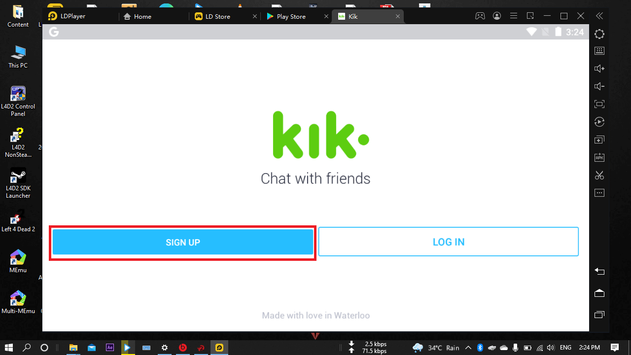 How to Download and Install Kik For PC Windows 11/10/7 PC and macOS 7 Kik sign up on LDPlayer