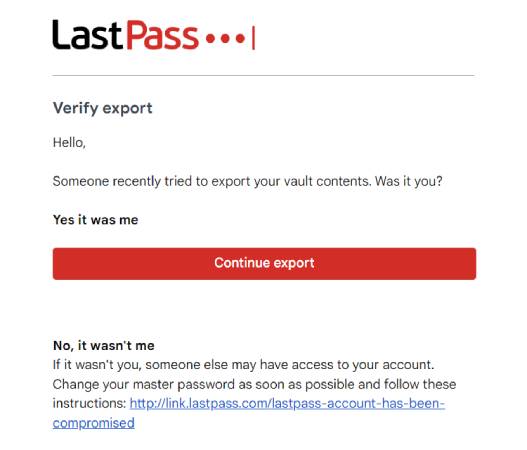 How to Delete LastPass Account - Absolute Guide 2 LastPass Verify Export mail