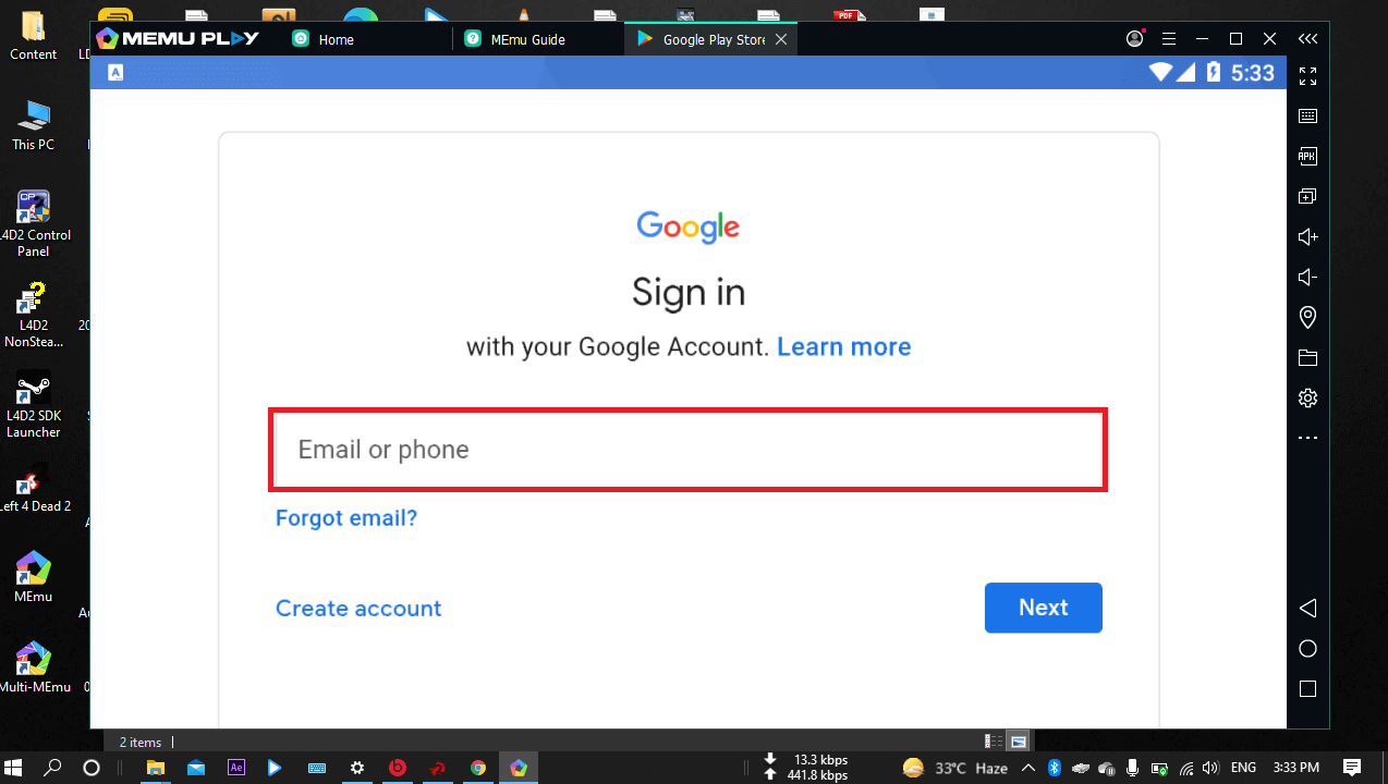How to Download and Install Kik For PC Windows 11/10/7 PC and macOS 11 MEmu play store sign in with gmail