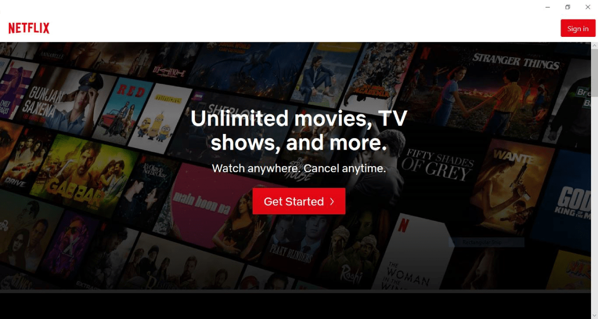 Netflix App For PC – Download on Windows 11/10/8/7 PC and macOS 2 Netflix sign or sign up page on Windows 10