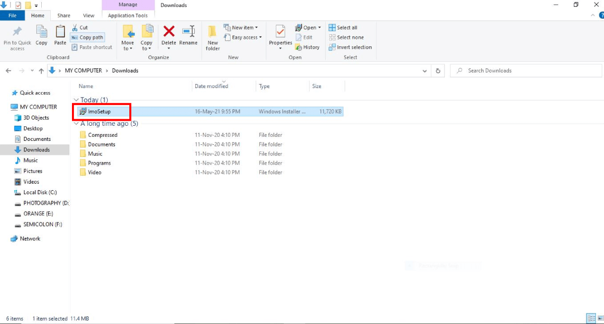 How to Download Imo For PC Windows and macOS 2 Open the Imo Setup file