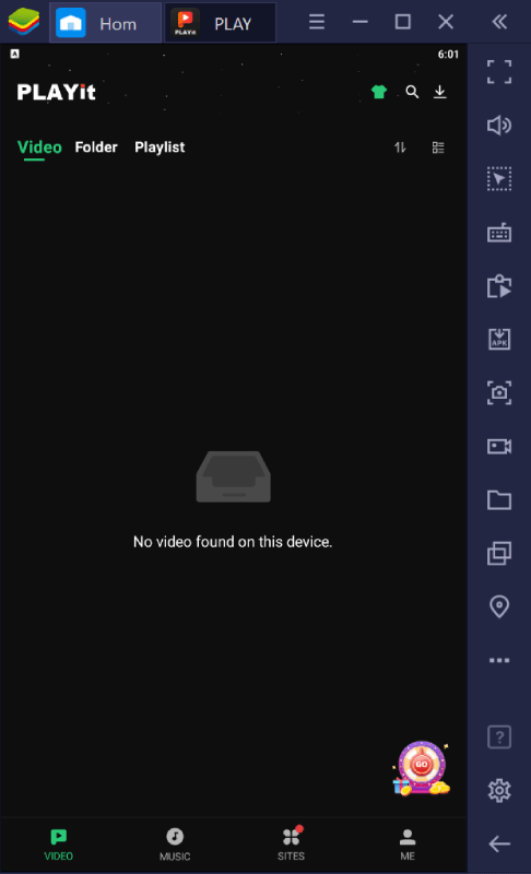 PLAYit For PC – Download for Windows 11/10/8/7 PC and macOS 4 PLAYit app open BlueStacks