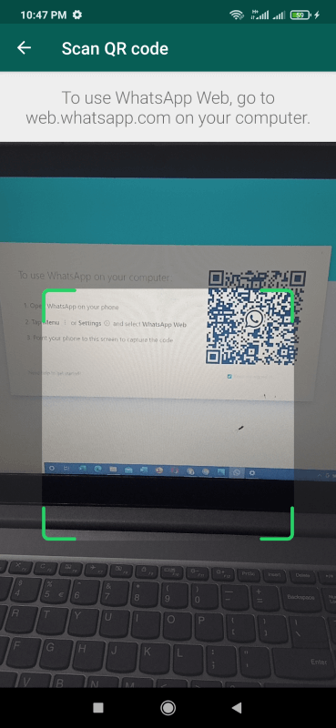 How to use WhatsApp Web on Windows 11/10/7 PC and macOS 5 Scan whatsapp QR code with Desktop WhatsApp software
