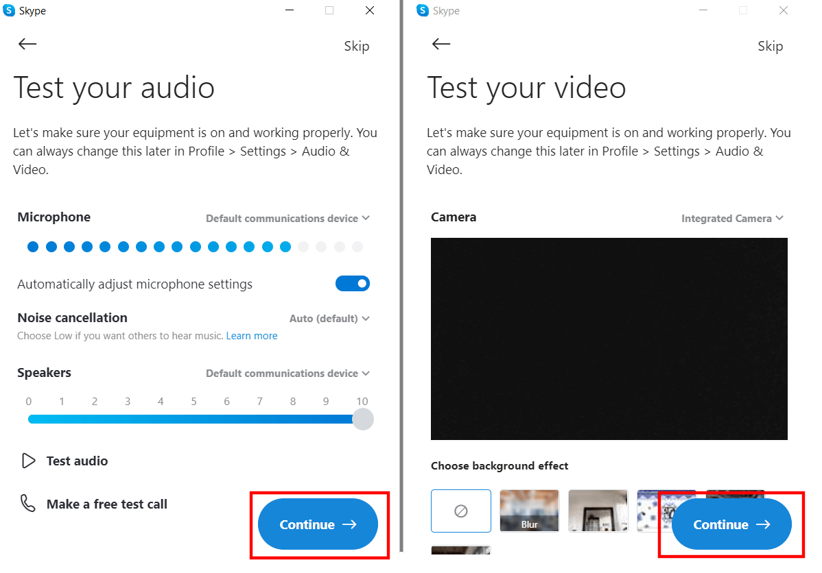 How to Download and Install Skype for PC Windows and macOS 4 Skpye Test audio and video