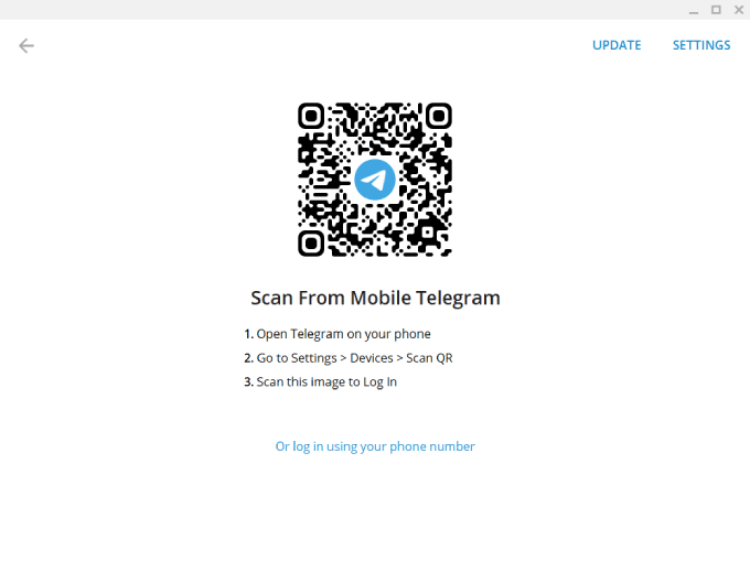 Telegram For PC – Telegram Desktop For Windows and macOS 4 Telegram Quick login using the QR code