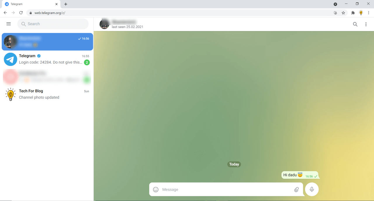 How to use Telegram Web on Windows PC and macOS 6 Telegram Web use on web browser