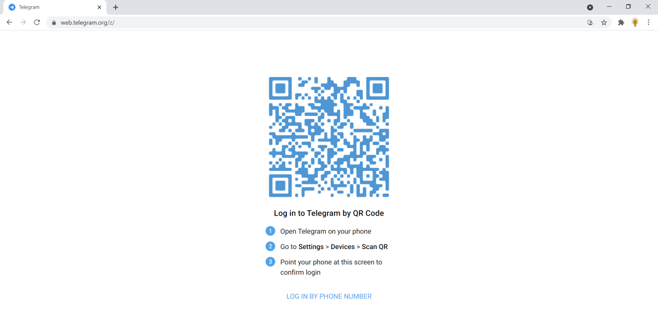 How to use Telegram Web on Windows PC and macOS 3 Telegram web Login by QR code