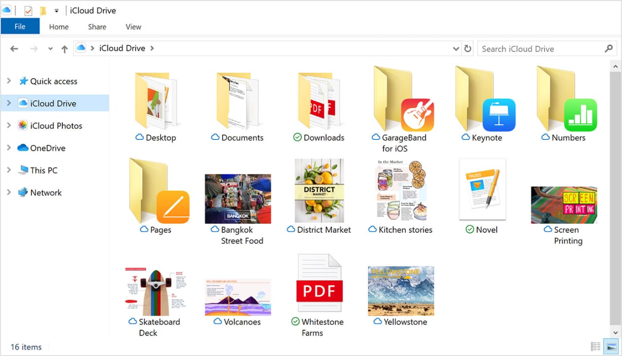 How to use and Download iCloud For Windows 10 PC? 3 View your folders and files using iCloud Drive