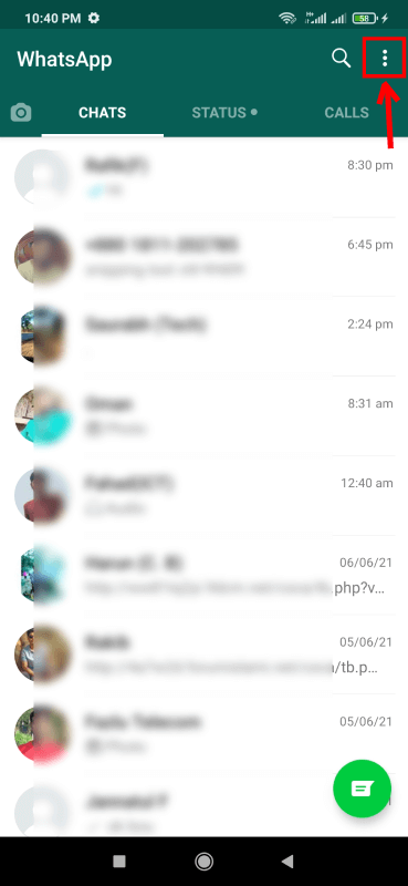 How to use WhatsApp Web on Windows 11/10/7 PC and macOS 2 WhatsApp app on your mobile phone and tap on the three-dots option