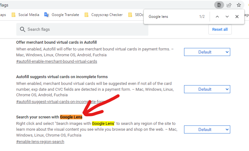 How to use Google Lens For PC Windows 11/10/8/7 PC and macOS 2 activate Google Lens on Chrome 3