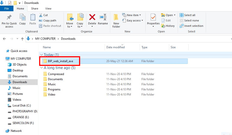 How to use BiP Web and Download on PC Windows PC 2 bip exe file open to install