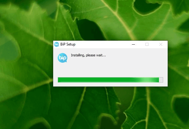 How to use BiP Web and Download on PC Windows PC 3 bip setup install button