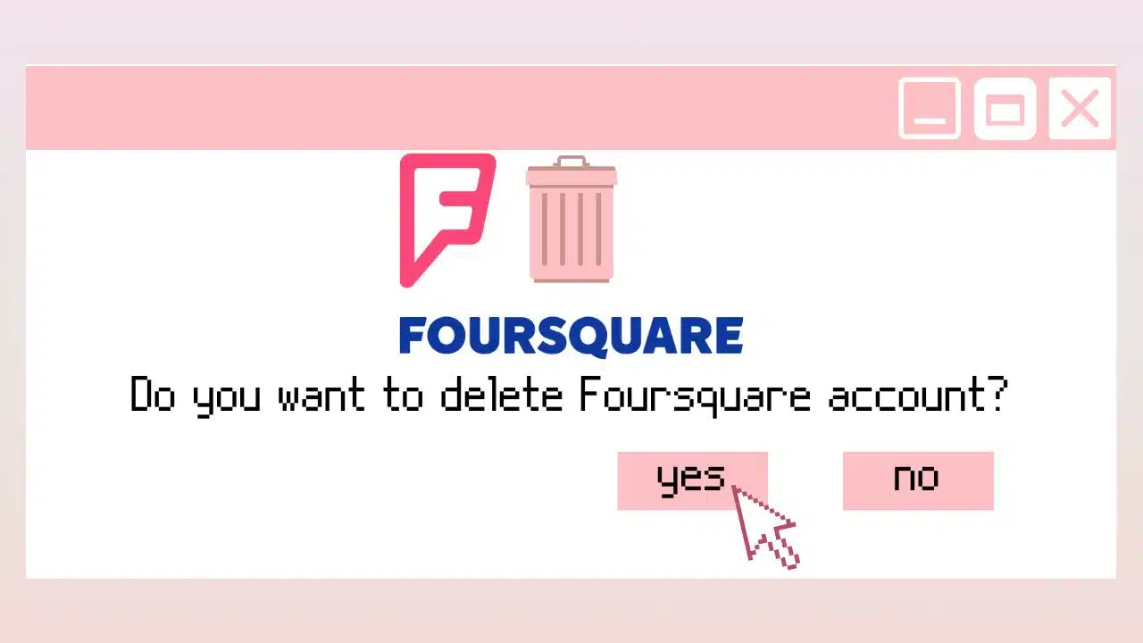 delete Foursquare account