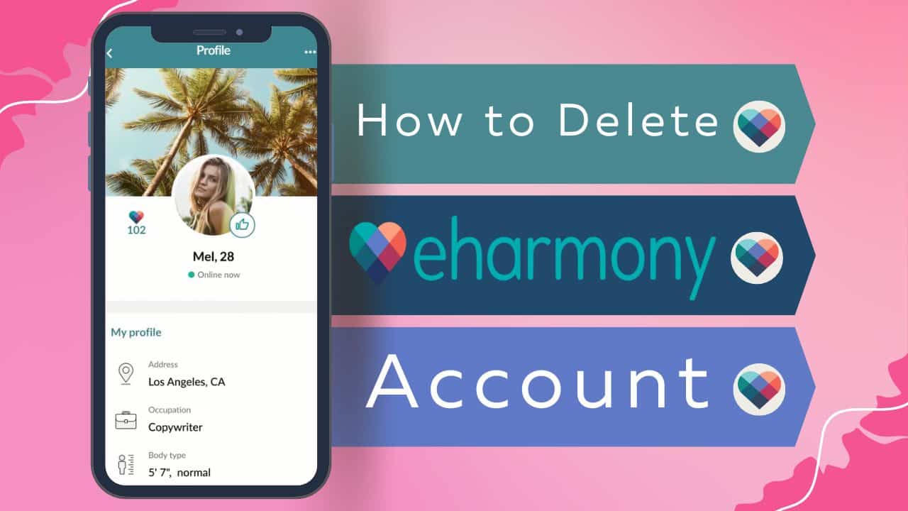 delete eHarmony account