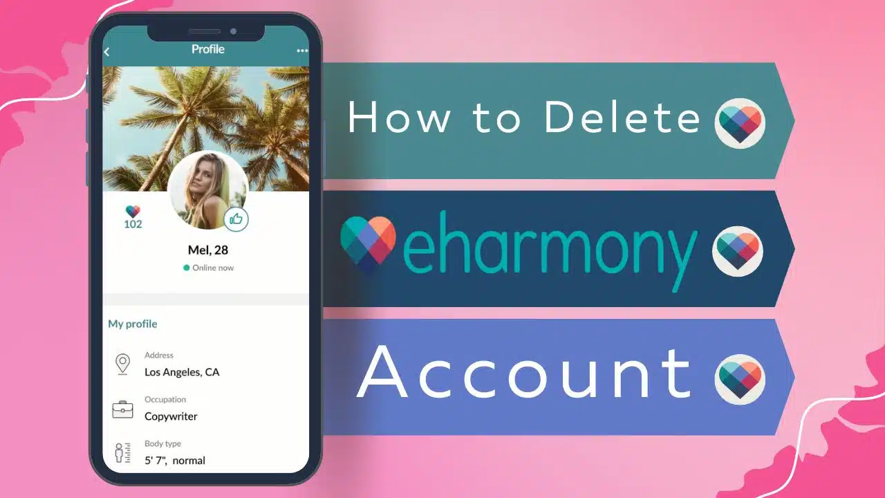 delete eHarmony account