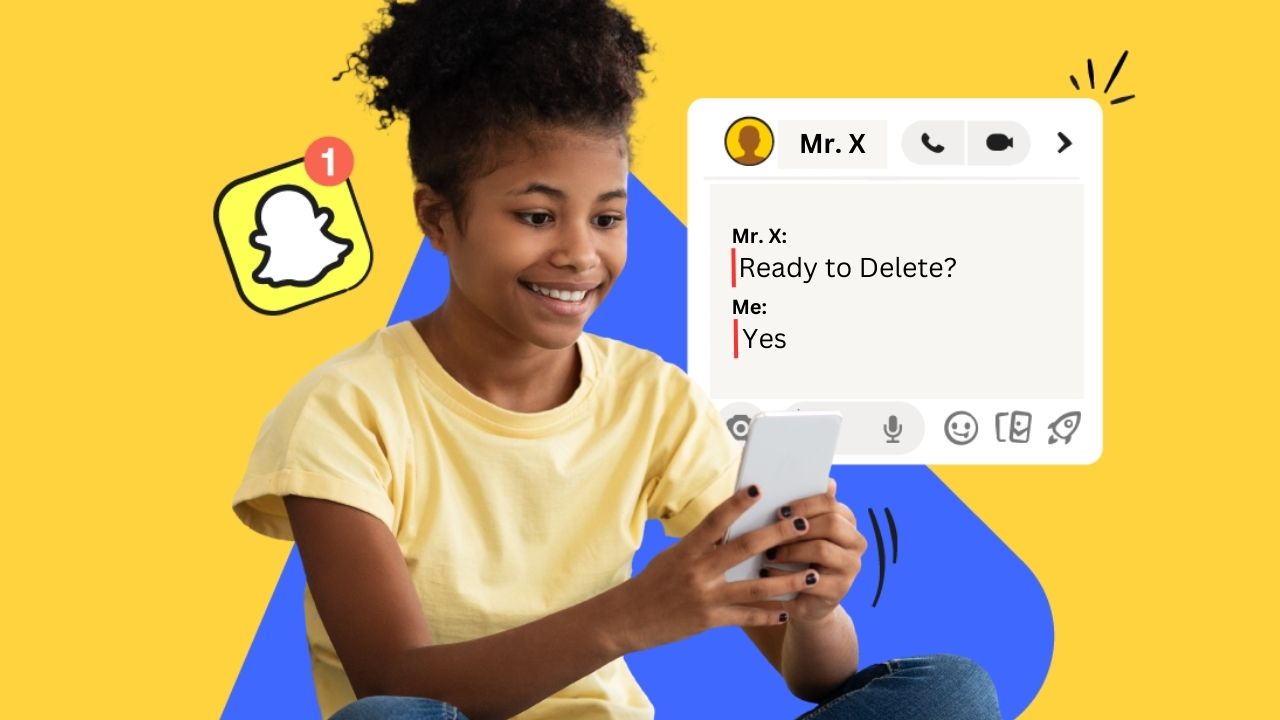 delete snapchat message