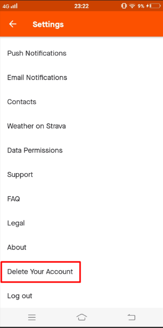 How To Delete Strava Account Absolute Guide 13 How to Delete Strava Account via the Mobile Application