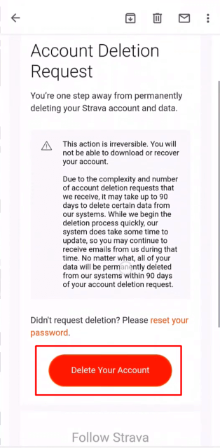 How To Delete Strava Account Absolute Guide 16 How to Delete Strava Account via the Mobile Application