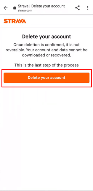 How To Delete Strava Account Absolute Guide 17 How to Delete Strava Account via the Mobile Application